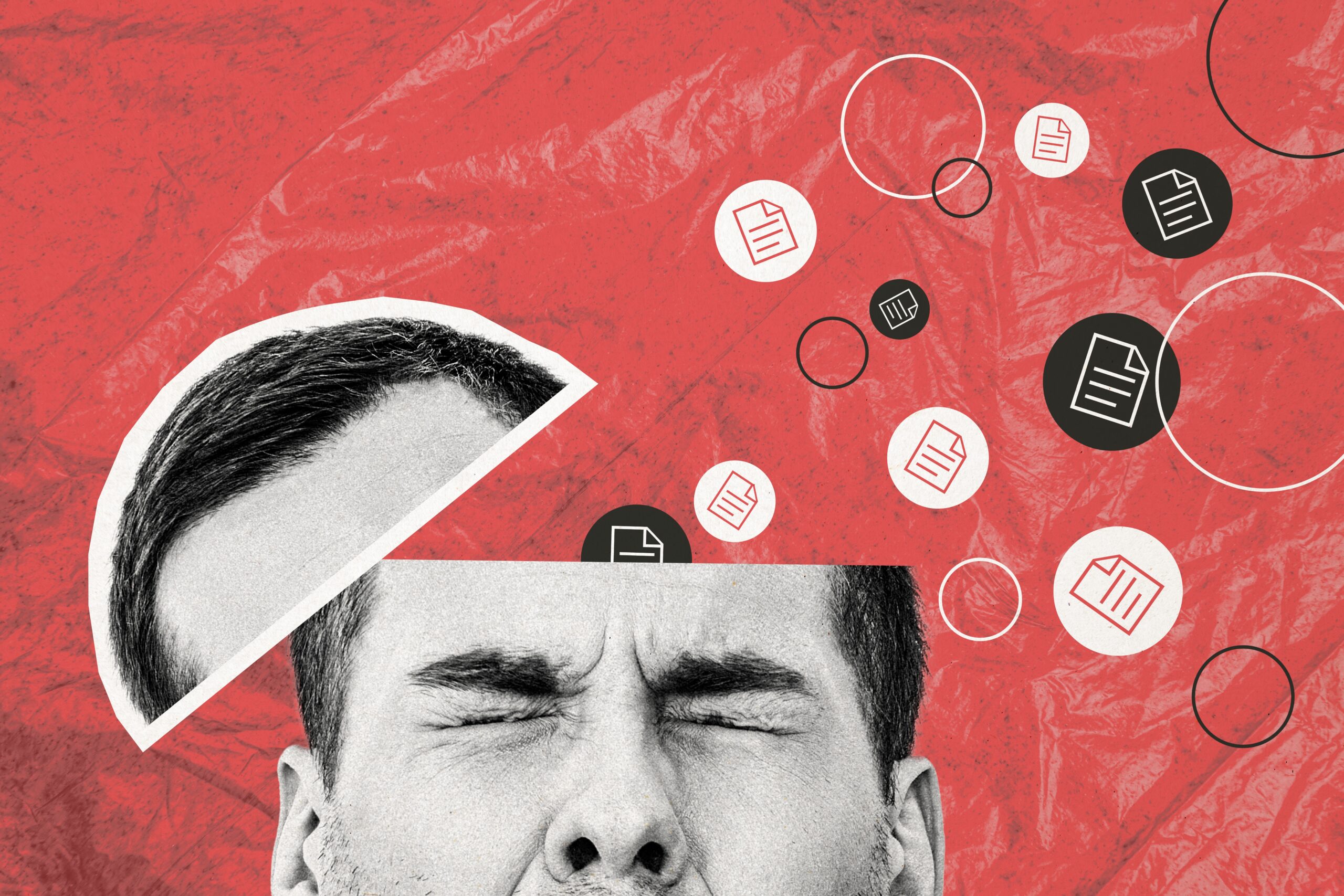 Composite,Photo,Collage,Of,Upset,Man,Frown,Face,Cut,Head