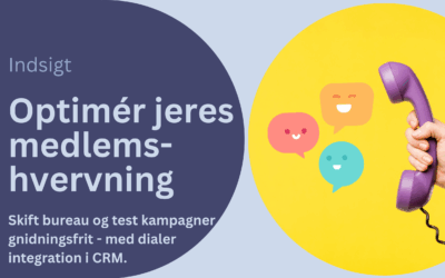 Skift dialer, test bureauer og optimér jeres medlemshvervning – uden teknisk bespænd