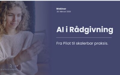 Se webinar AI i Rådgivning on-demand
